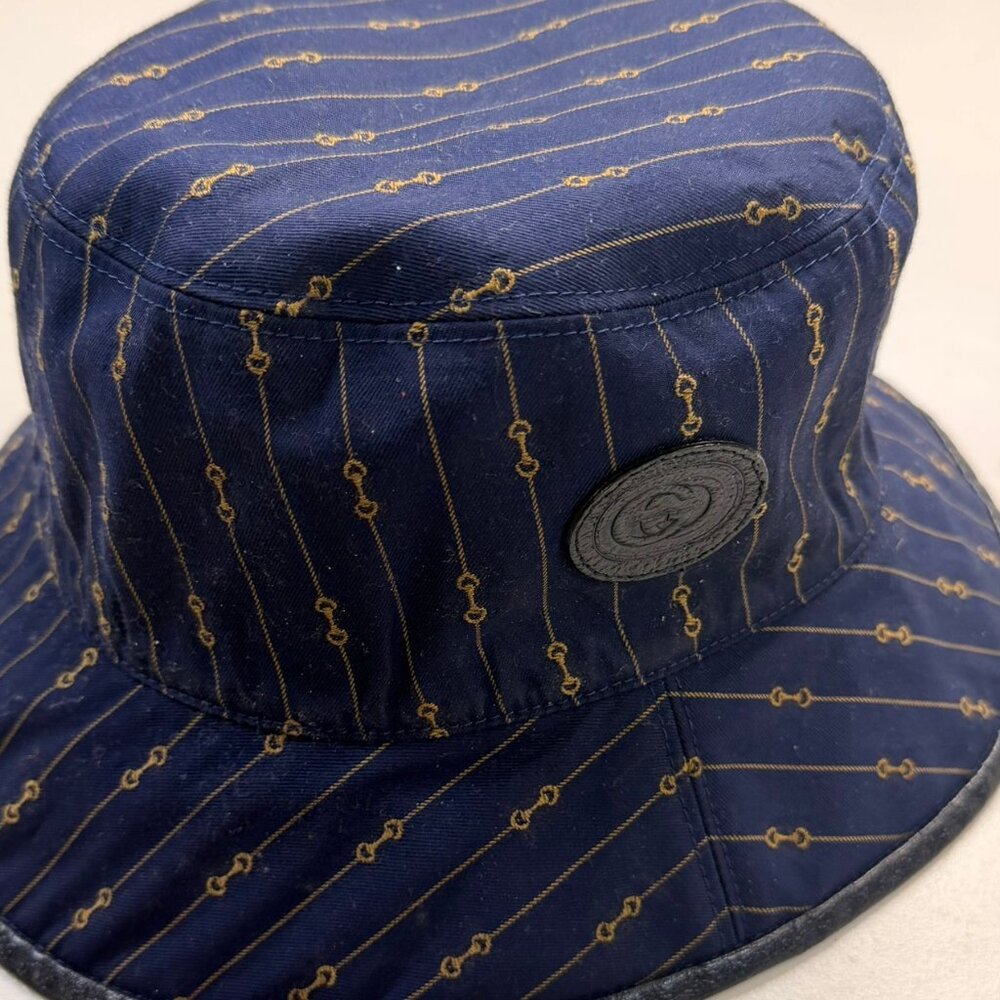 Gucci Reversible GG and Horsebit Bucket Hat - Picture 2 of 3
